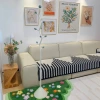 A simple floor-standing bedside coat rack for home use, a light luxury cream-style clothes hanger, a popular online celebrity standing indoor clothes rack details Picture